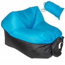 BD005-BLUE/BLACK Надувной матрас-шезлонг для отдыха 200х7... BD005-BLUE/BLACK Надувной матрас-шезлонг для отдыха 200х7...